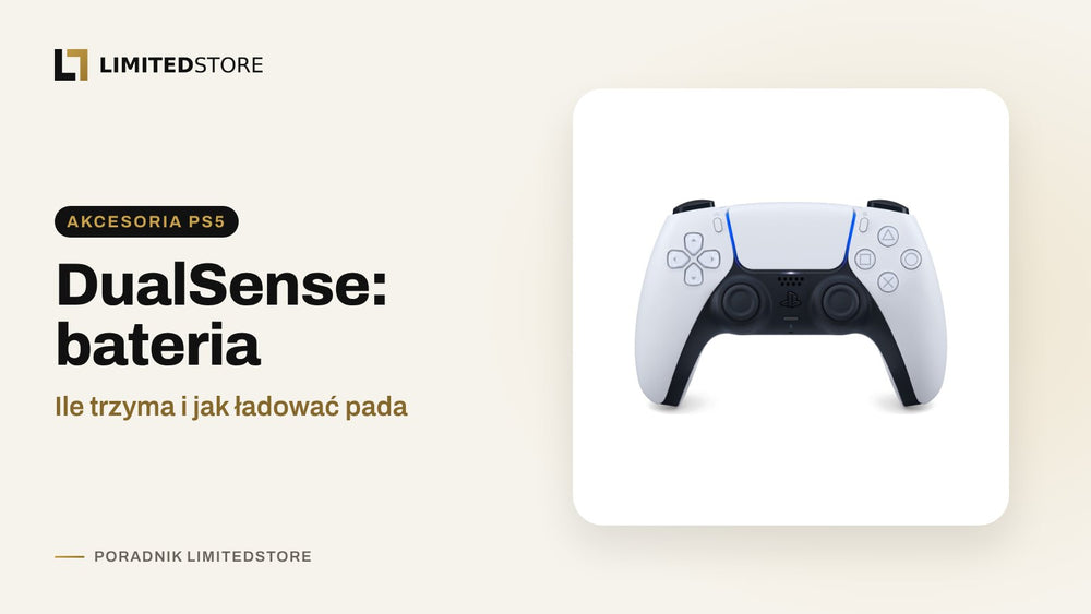 DualSense bateria: ile trzyma pad PS5 i jak go ładować