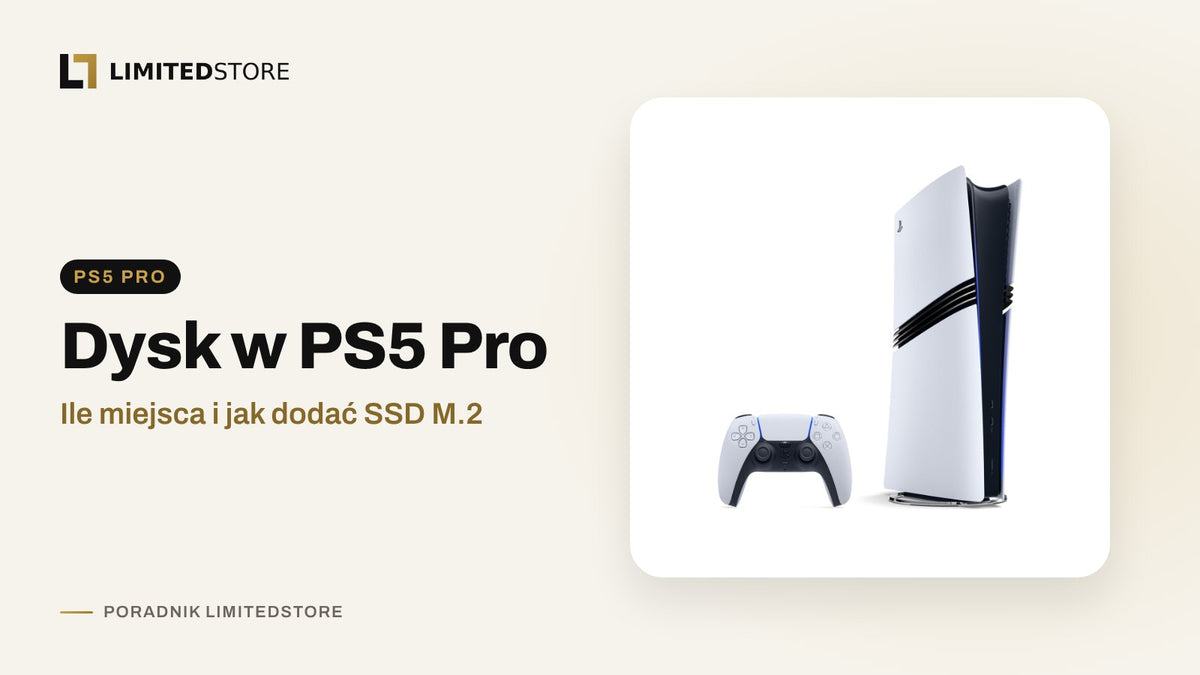 Dysk PS5 Pro: ile miejsca na gry i jak dołożyć dysk SSD M.2