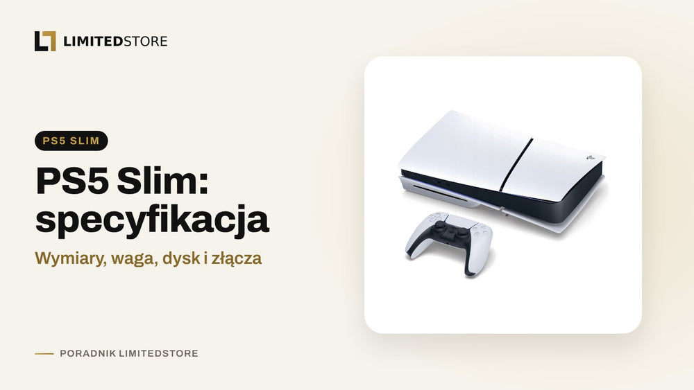 PS5 Slim specyfikacja: procesor, GPU, dysk, wymiary i waga