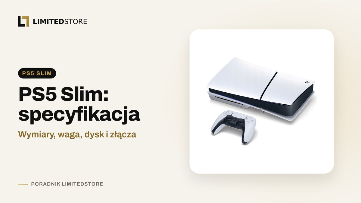 PS5 Slim specyfikacja: procesor, GPU, dysk, wymiary i waga