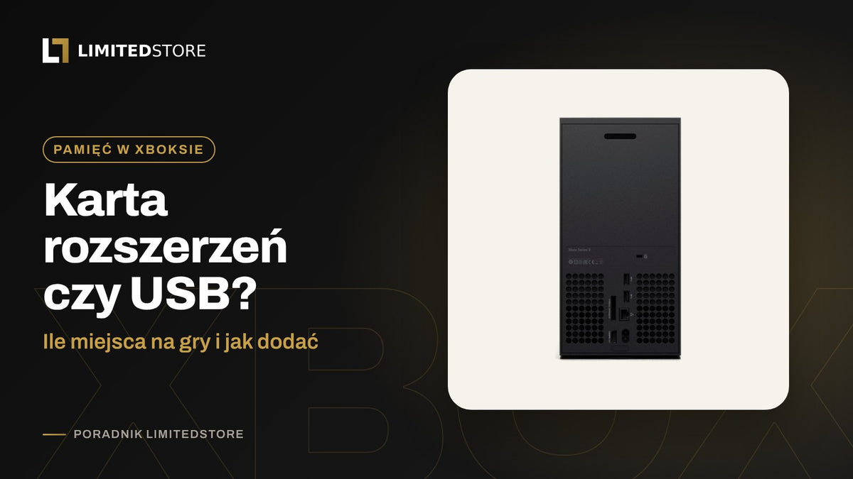 Xbox Series X karta rozszerzeń i dysk USB: ile miejsca na gry