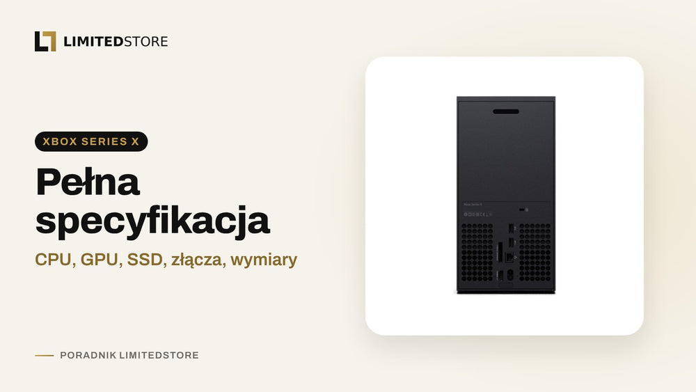 Xbox Series X specyfikacja: procesor, GPU, dysk, złącza i wymiary