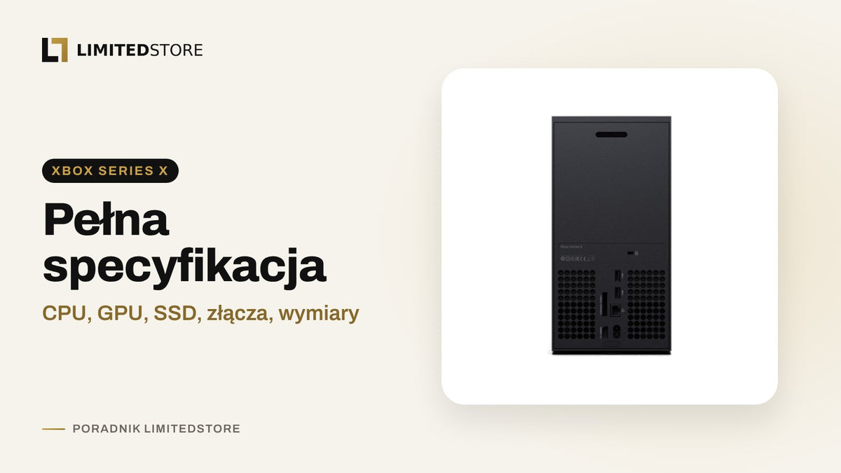 Xbox Series X specyfikacja: procesor, GPU, dysk, złącza i wymiary