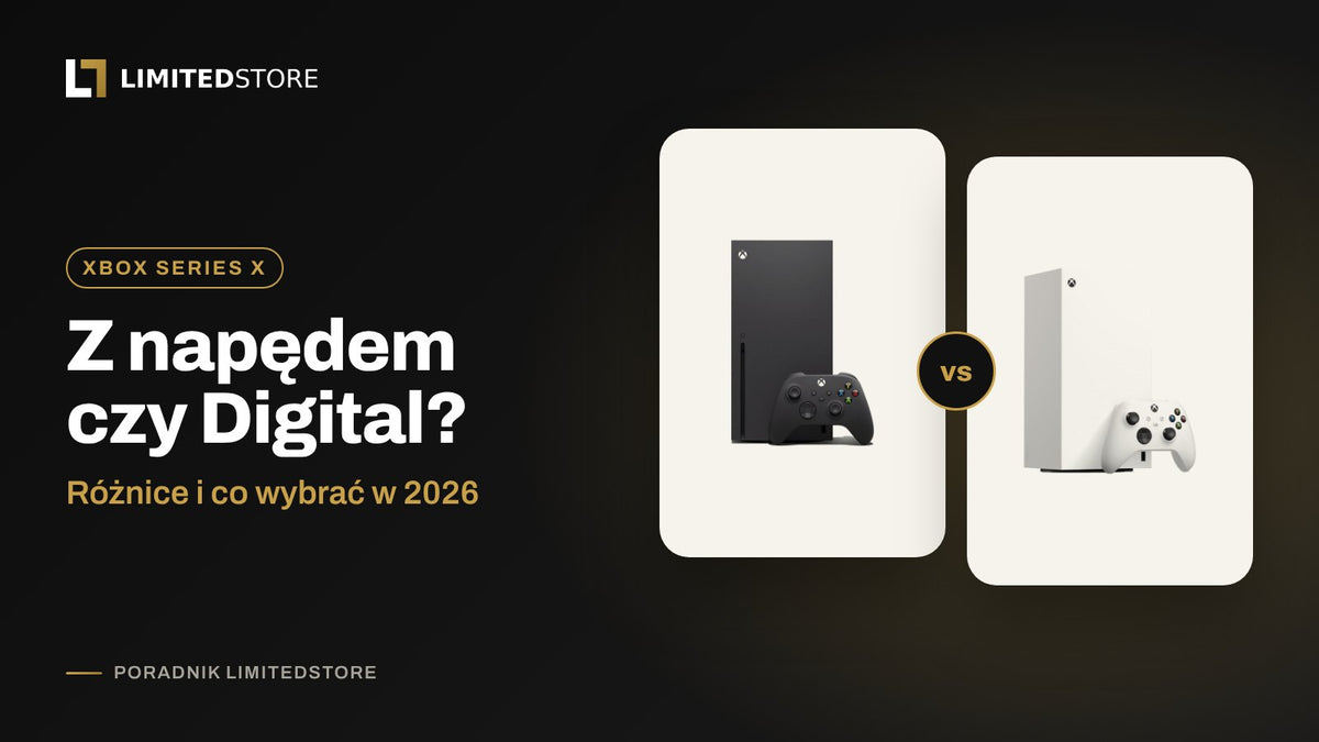 Xbox Series X Digital – różnice z wersją z napędem. Co wybrać?