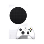 Konsola Microsoft Xbox Series S 512 GB biała – widok od frontu z kontrolerem Robot White