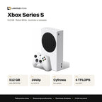 Konsola Microsoft Xbox Series S 512 GB biała – najważniejsze parametry: 512 GB SSD, do 1440p i 120 kl./s, wersja cyfrowa, 4 TFLOPS