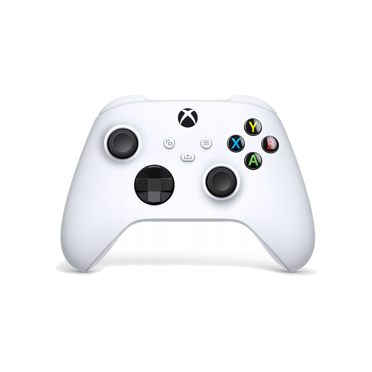 Konsola Microsoft Xbox Series S 512 GB biała – biały kontroler bezprzewodowy Xbox Robot White w zestawie