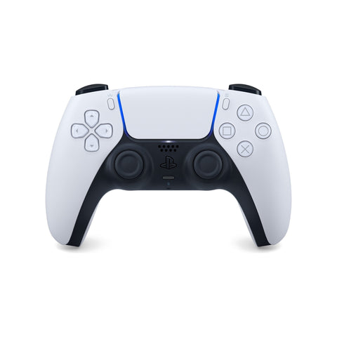 Kontroler Sony DualSense do PS5 biały – widok od frontu